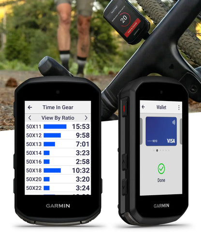 Garmin Edge 850 Compact GPS Cycling Computer, 2.7" Color Touchscreen Display, Bike-Specific Mapping, Advanced Training & Performance Insights + Blue Silicone Case w/ Wearable4U PowerBank Bundle